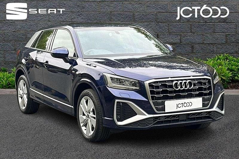 Blue Used 2022 Audi Q2 S-Line SUV | £23,850 (Fair price) - Image 1/4