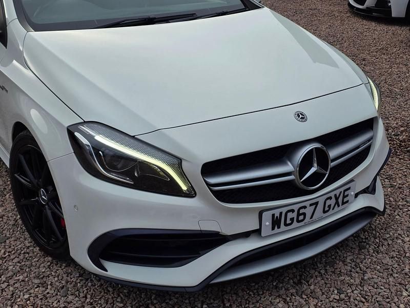 Second-hand Mercedes A45 AMG Premium 381 CP (280 kW) 2017 Alb Hatchback