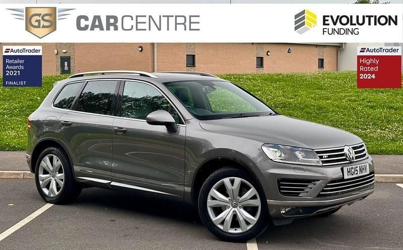 Grey Used 2015 VW Touareg R-line SUV | £15,900 (Fair price) - Image 1/4