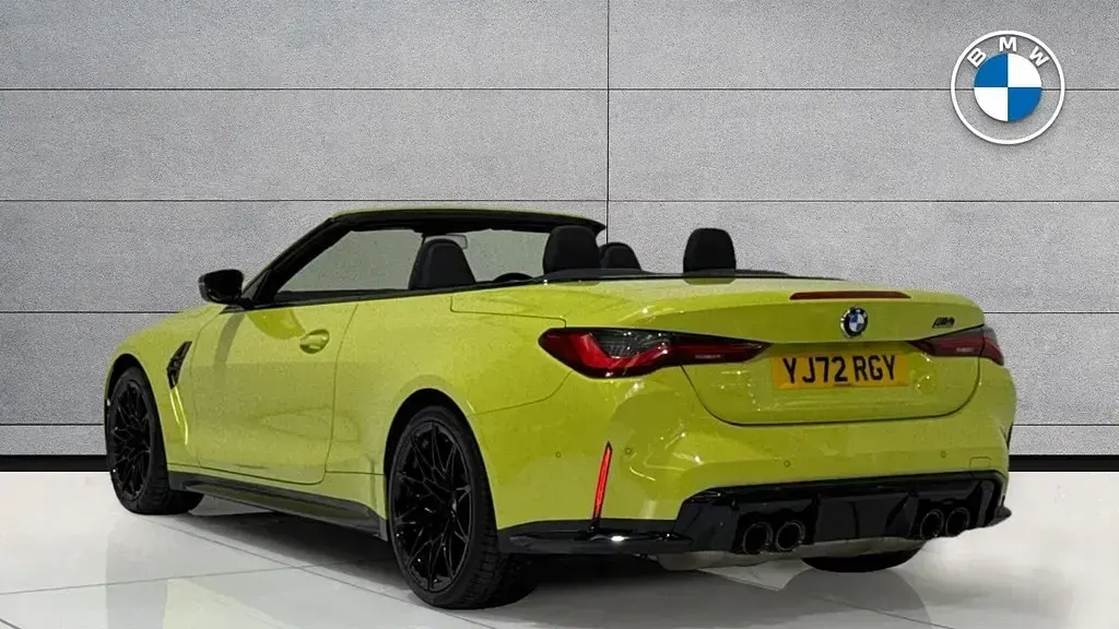 Używany BMW M4 Cabriolet Competition Edition 2022 Żółty Kabriolet
