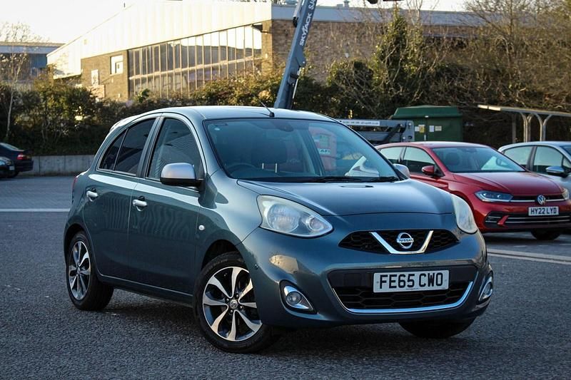 Begagnad Nissan Micra N-TEC 2015 Grå Halvkombi