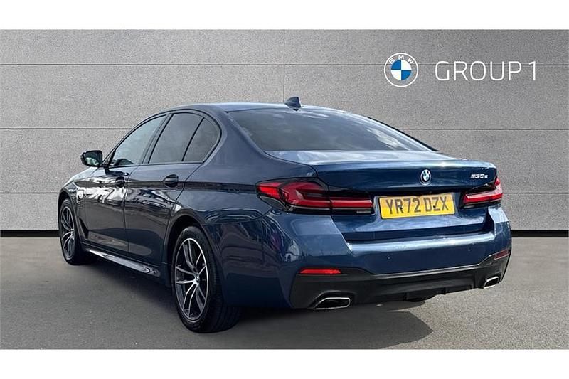 Used BMW 530e M Sport 292 HP (214 kW) 2022 Blue Sedan