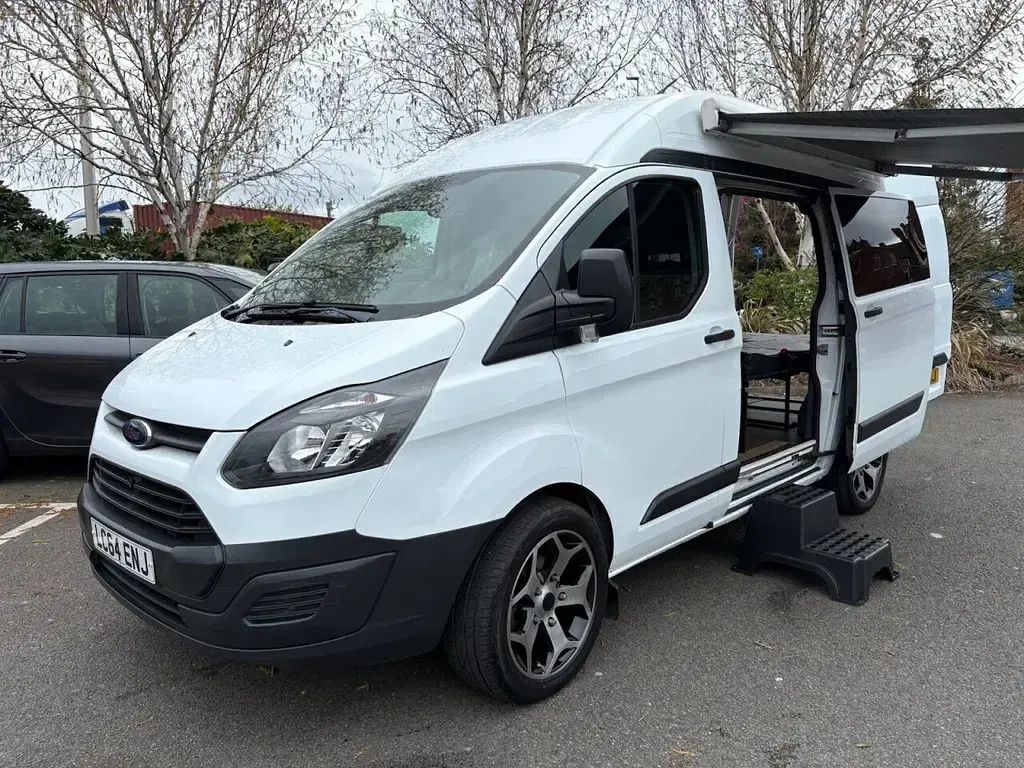 Used Ford Transit Custom 100 HP (73 kW) 2015 White Van