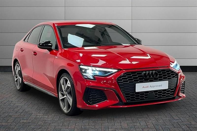 Used Audi A3 Black Edition 150 HP (110 kW) 2024 Red Sedan