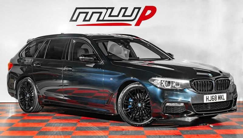 Used BMW 530 M Performance 2018 Black Estate