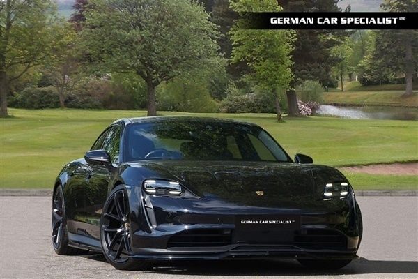 Jet black Used 2020 Porsche Taycan 4S Sedan | £43,990 - Image 1/1