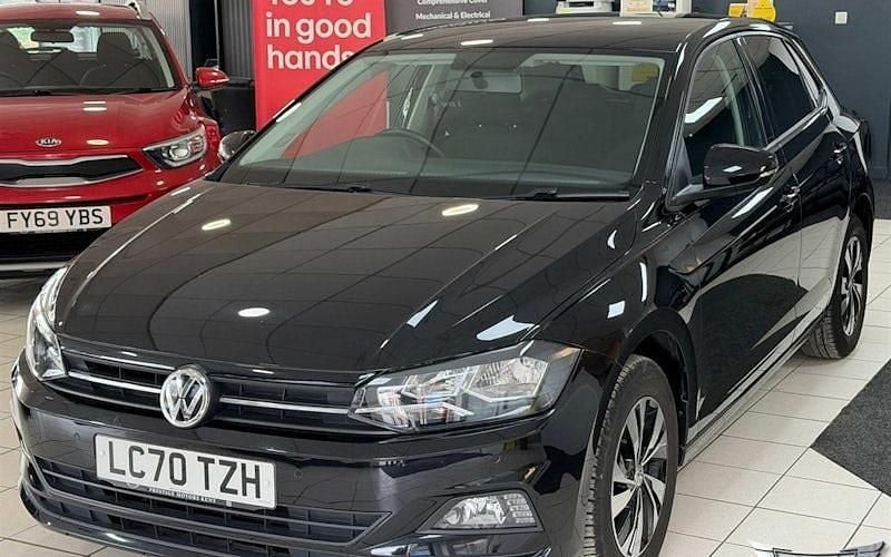 Used VW Polo Match 80 HP (58 kW) 2020 Black Hatchback