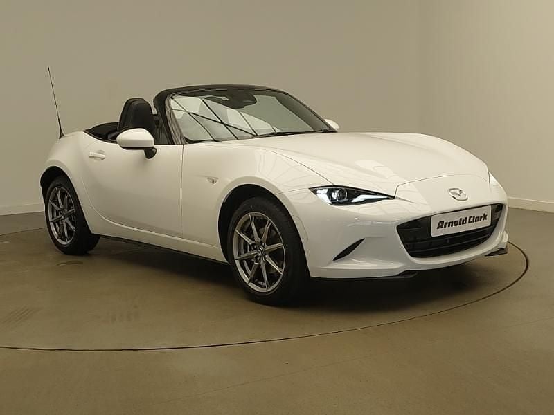 White Used 2024 Mazda MX5 Exclusive-Line Cabriolet | £25,998 (Super price) - Image 1/4