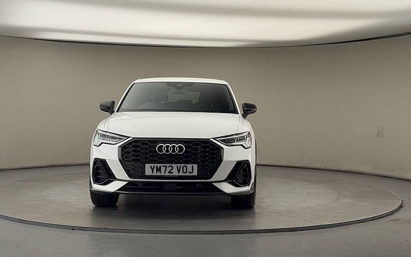 Used Audi Q3 Sportback Black Edition 150 HP (110 kW) 2022 Ibis white SUV