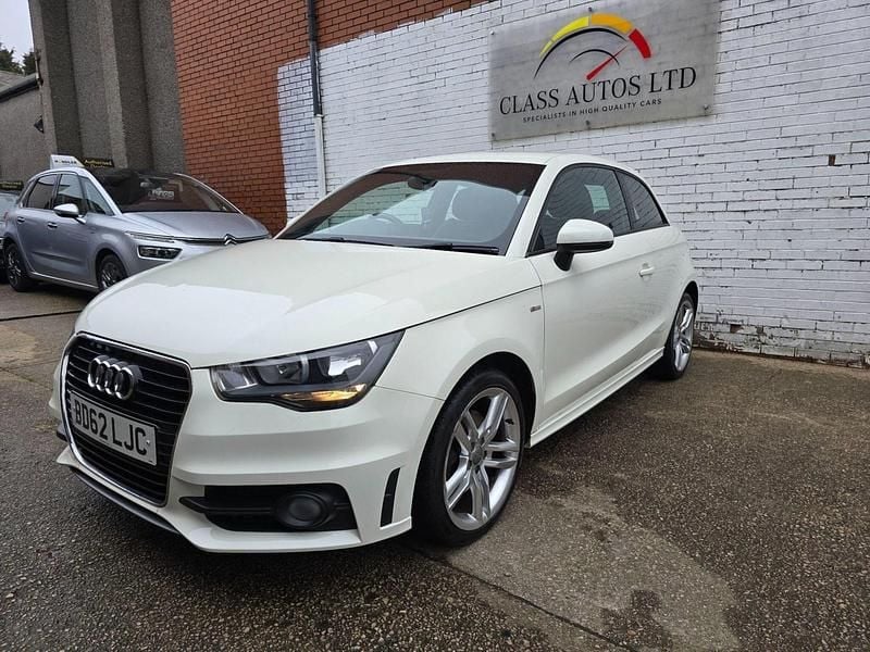 Used Audi A1 S-Line 122 HP (89 kW) 2012 White Hatchback