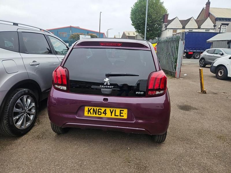Used Peugeot 108 Allure 82 HP (60 kW) 2014 Mauve Hatchback