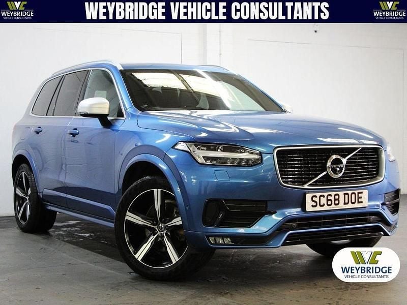 Used Volvo XC90 R-Design 235 HP (172 kW) 2018 Blue SUV