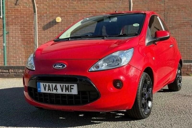 Used Ford Ka Metall 69 HP (50 kW) 2014 Red Hatchback