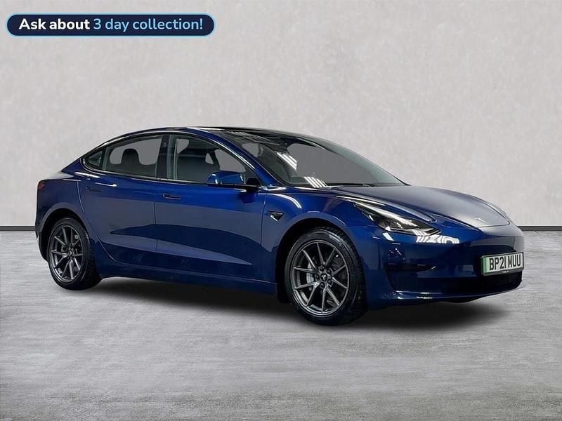 Blue Used 2021 Tesla Model 3 Standard Range Sedan | £19,749 (Expensive) - Image 1/4