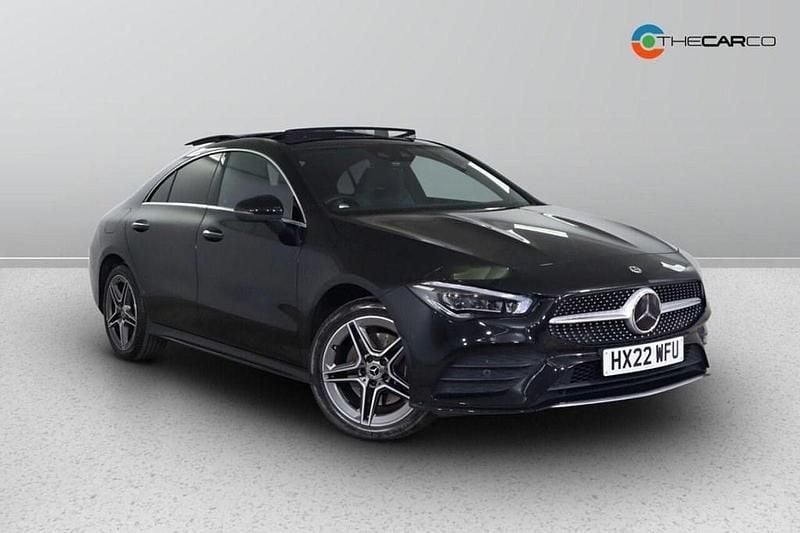 Black Used 2022 Mercedes CLA250e AMG line Sedan | £26,987 (Fair price) - Image 1/1