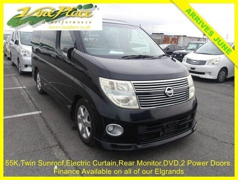 Black Used 2009 Nissan Elgrand Premium Edition MPV | £12,500 (Fair price) - Image 1/4