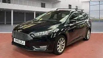Used Ford Focus Titanium 125 HP (91 kW) 2015 Black Estate