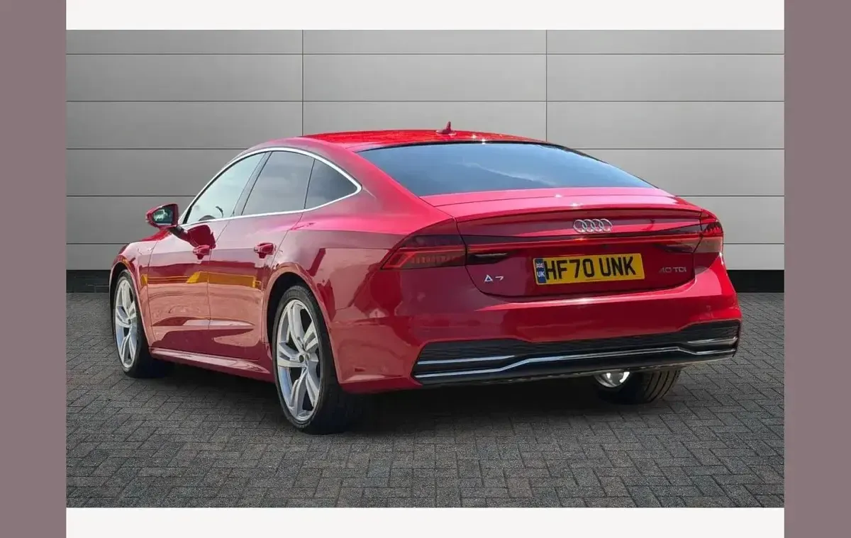 Used Audi A7 S-Line 204 HP (150 kW) 2020 Red Hatchback
