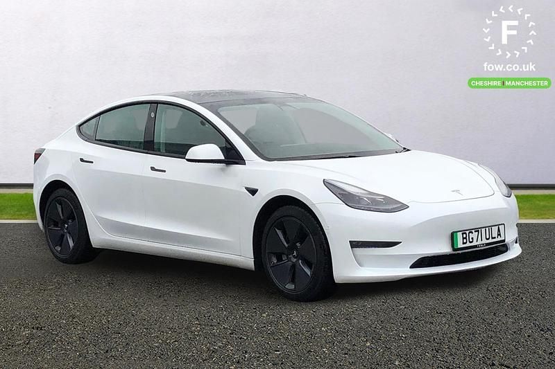 Used Tesla Model 3 Long Range AWD 77 kW (106 HP) 2021 White Sedan
