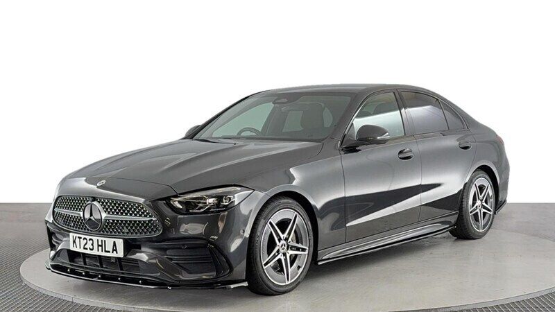 Grey Used 2023 Mercedes C200 AMG line Sedan | £28,620 (Fair price) - Image 1/4