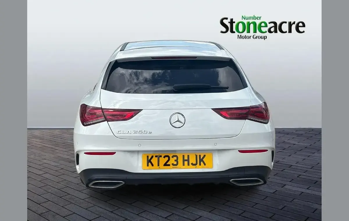 Used Mercedes CLA250 AMG Line Premium 214 HP (157 kW) 2023 White Coupe