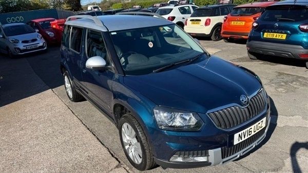 Blue Used 2016 Skoda Yeti SE L SUV | £14,250 (Fair price) - Image 1/1