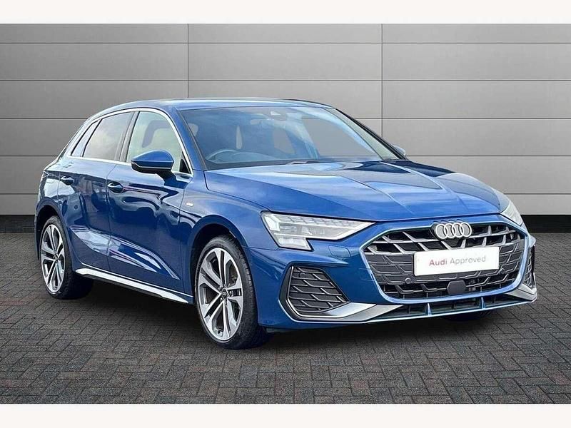 Blue Used 2025 Audi A3 e-tron S-Line Hatchback | £26,850 (Super price) - Image 1/4