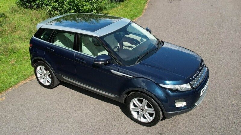 Blue Used 2012 Land Rover Range Rover evoque Prestige SUV | £9,995 (A bit pricey) - Image 1/4
