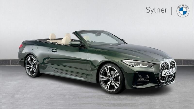 Green Used 2022 BMW 420 M Sport Cabriolet | £32,500 (Fair price) - Image 1/4