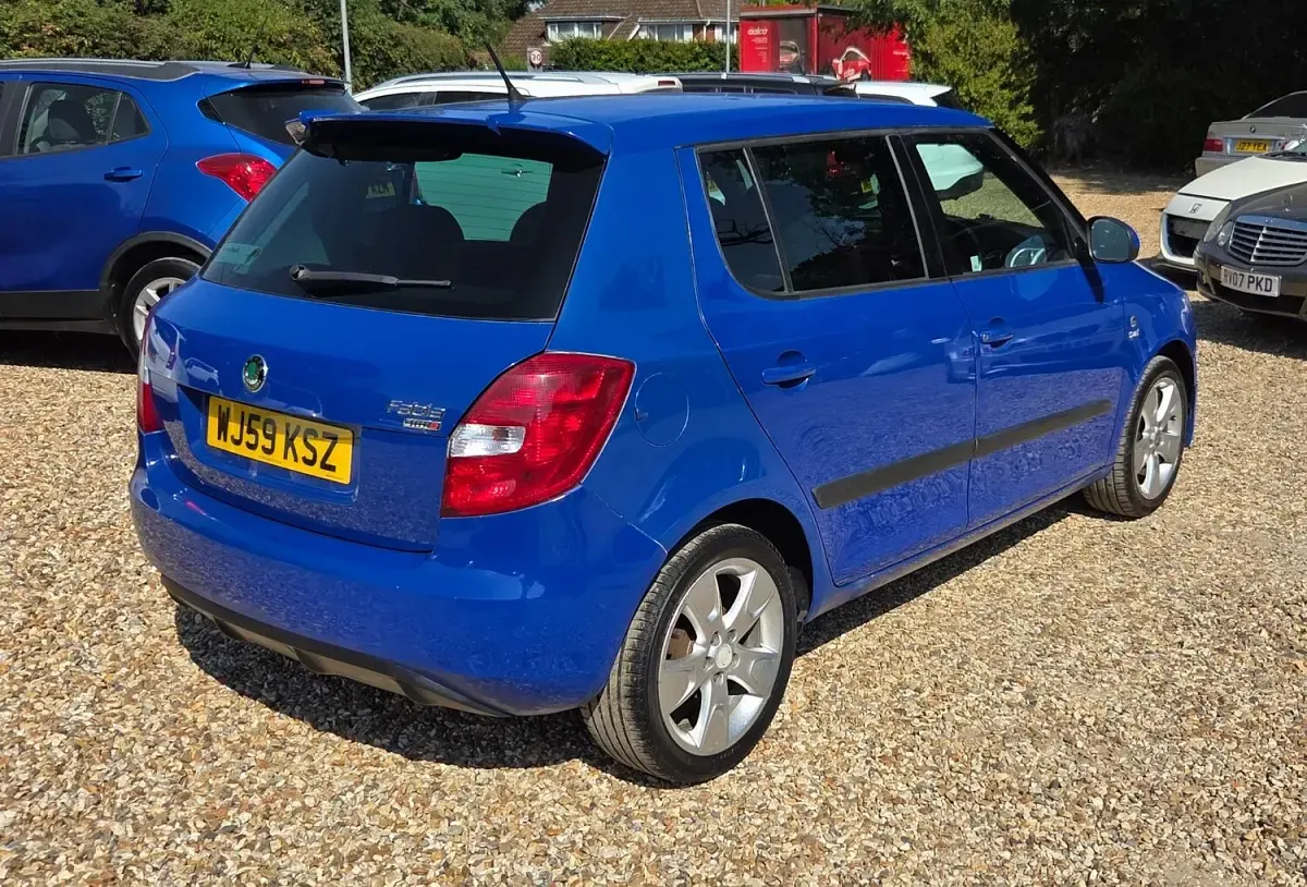 Used Skoda Fabia Sport 2009 Blue Hatchback