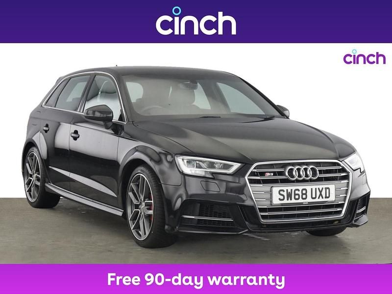 Black Used 2019 Audi S3 Sportback Advanced Hatchback | £23,499 (Good price) - Image 1/3
