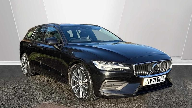 Black Used 2021 Volvo V60 Momentum Estate | £18,695 (Fair price) - Image 1/3