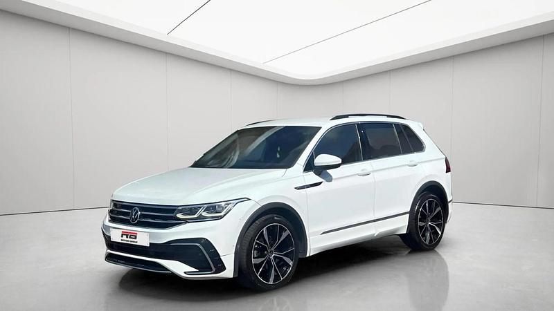 Begagnad VW Tiguan R-line 2021 Vit SUV