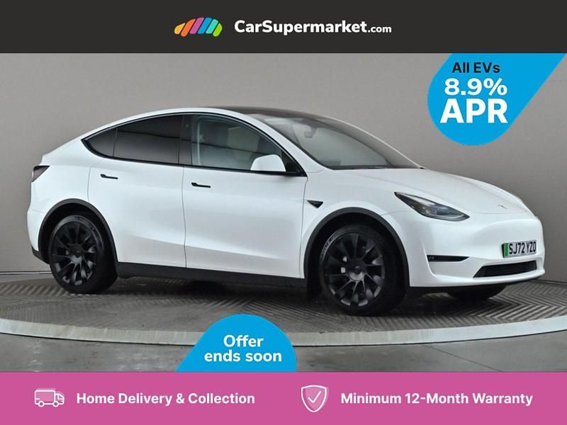 White Used 2022 Tesla Model Y Long Range AWD SUV | £25,297 (Fair price) - Image 1/3