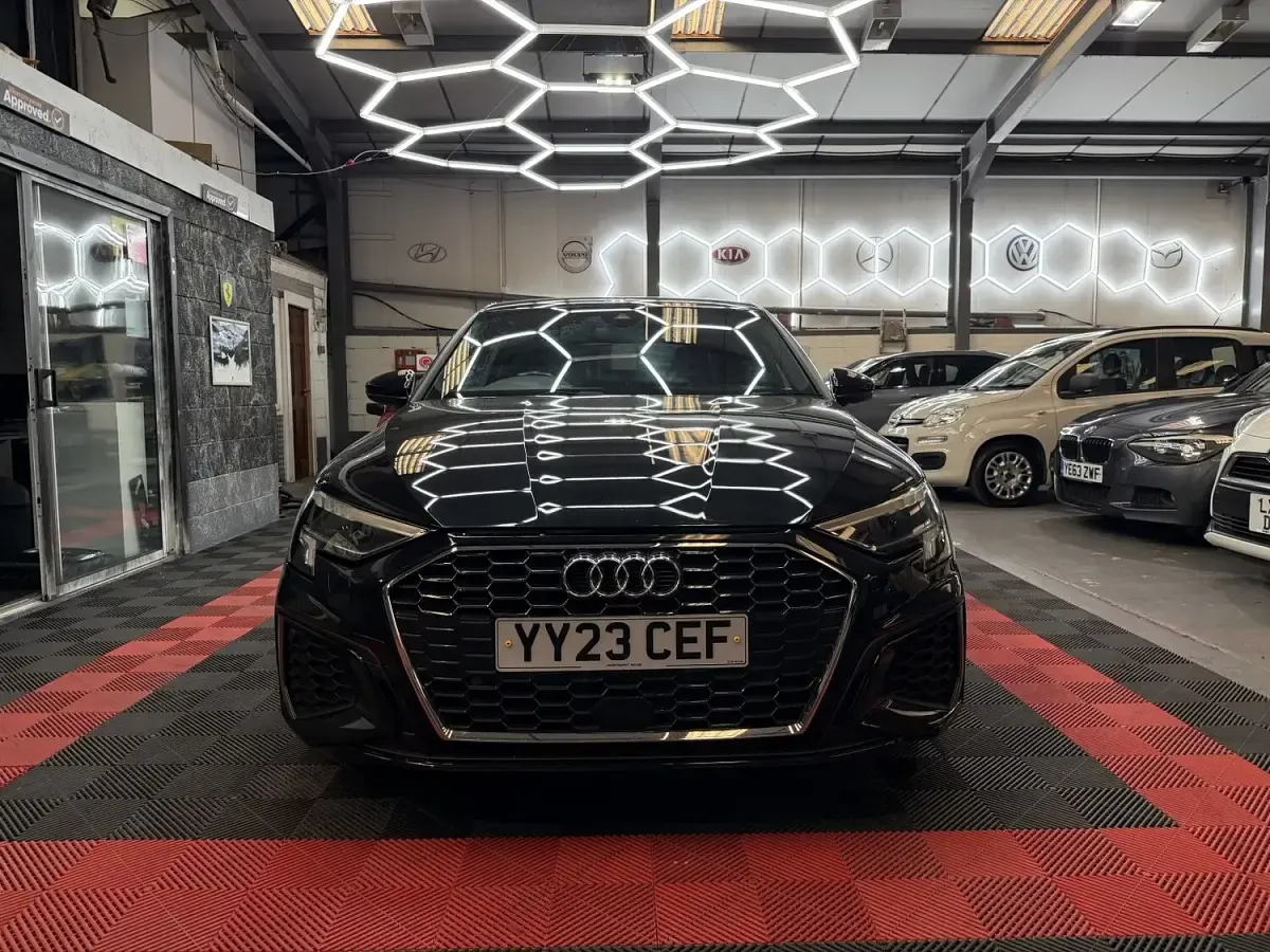 Used Audi A3 S-Line 110 HP (80 kW) 2023 Black Sedan