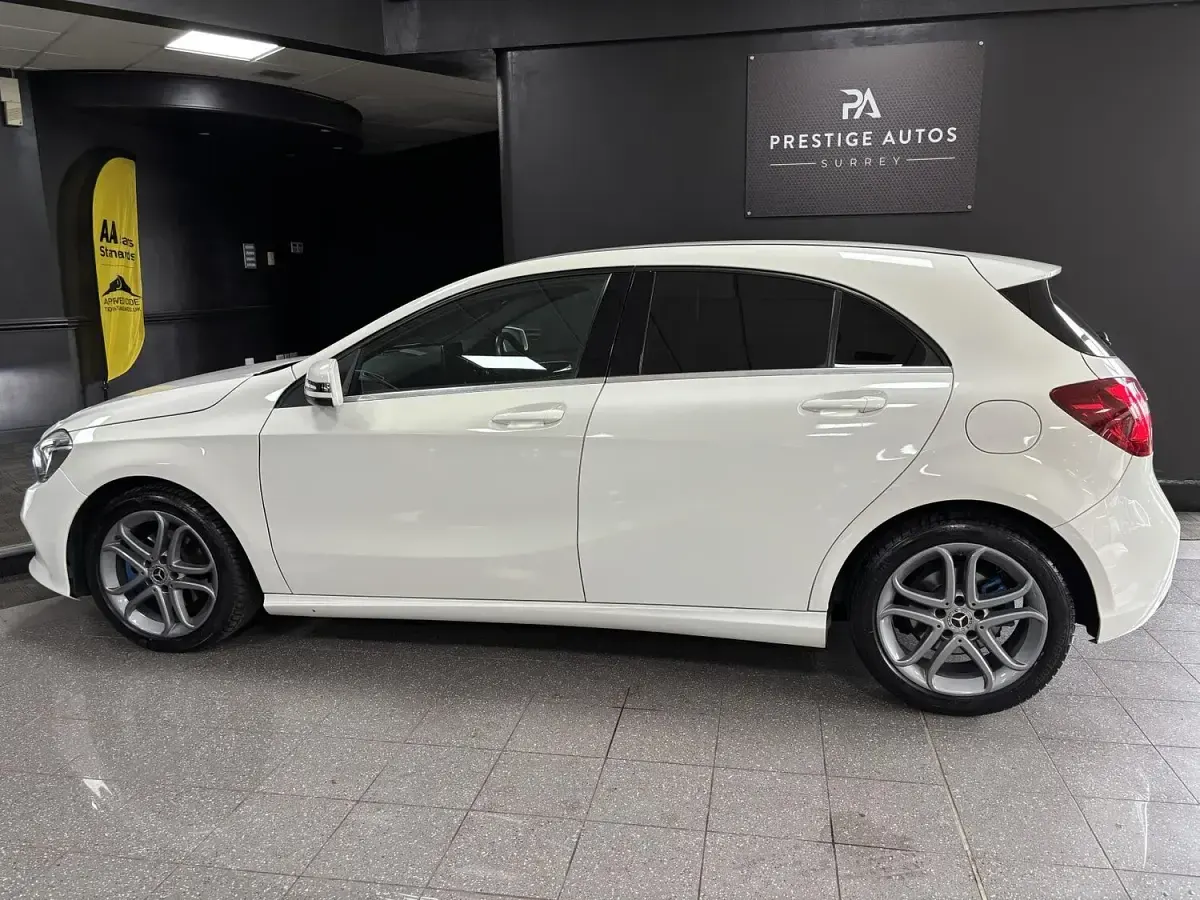 Used Mercedes A200 Sport Edition 156 HP (114 kW) 2018 White Hatchback