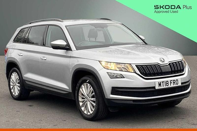 Used Skoda Kodiaq SE 150 HP (110 kW) 2018 Brilliant silver metallic SUV