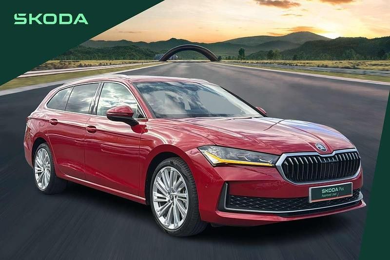 Red Used 2025 Skoda Superb Estate | £36,789 - Image 1/4