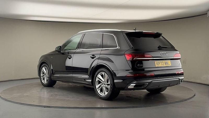 Used Audi Q7 S-Line 231 HP (169 kW) 2022 Mythos black metallic/mythos black metallic SUV