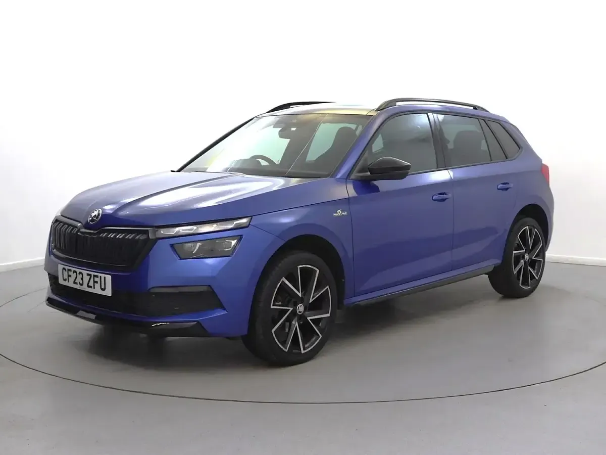 Usado Skoda Kamiq Monte Carlo 150 HP (110 kW) 2023 Azul SUV