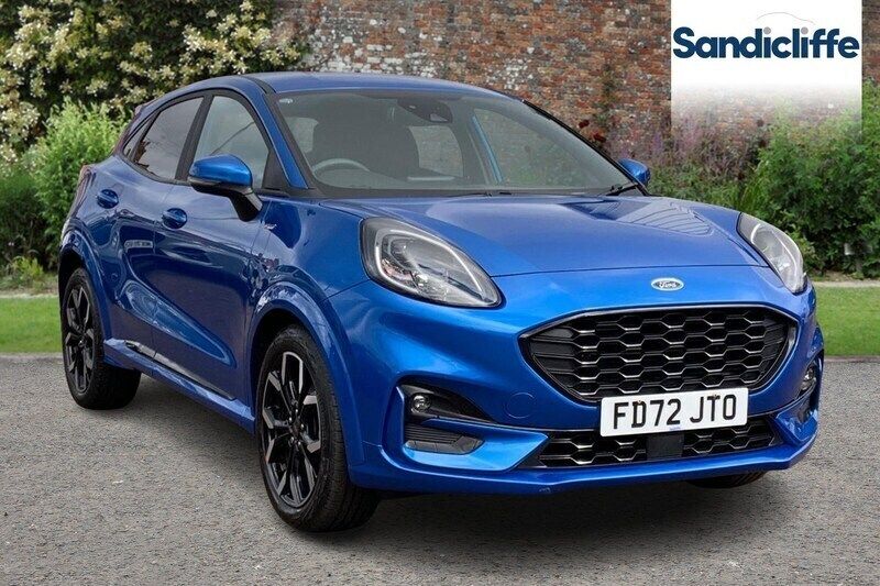 Blue Used 2022 Ford Puma Hatchback | £15,700 (Good price) - Image 1/4