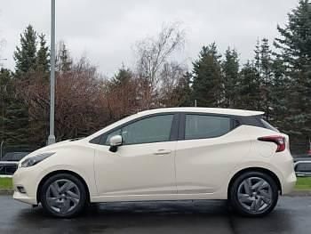 Used Nissan Micra Acenta 92 HP (67 kW) 2022 White Hatchback