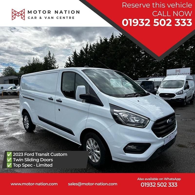 White Used 2023 Ford Transit Custom Trend Van | £14,995 (Good price) - Image 1/4