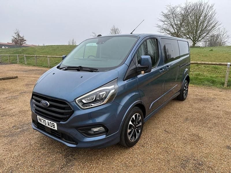 Used Ford Transit Custom Sport 185 HP (136 kW) 2020 Blue Van