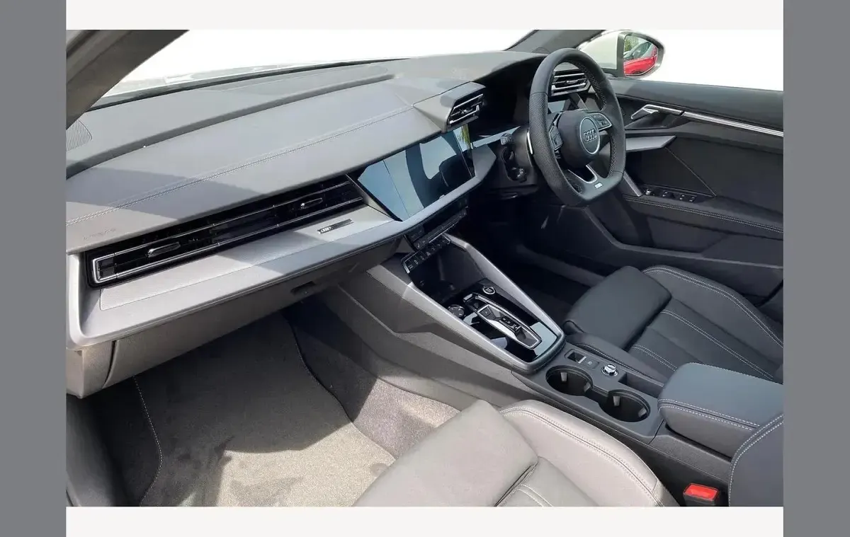 New Audi A3 S-Line 116 HP (85 kW) 2026 White Hatchback