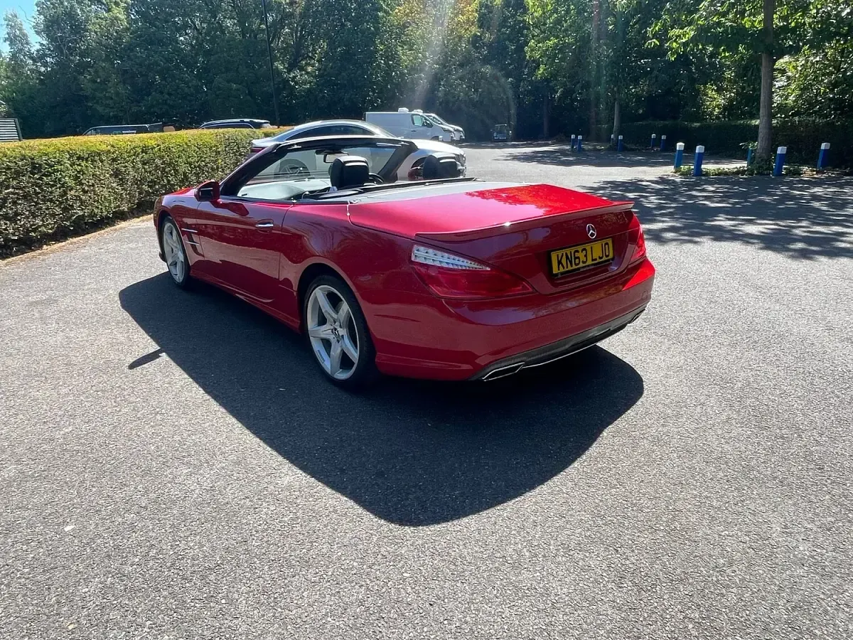Used Mercedes SL350 AMG 306 HP (225 kW) 2013 Red Cabriolet
