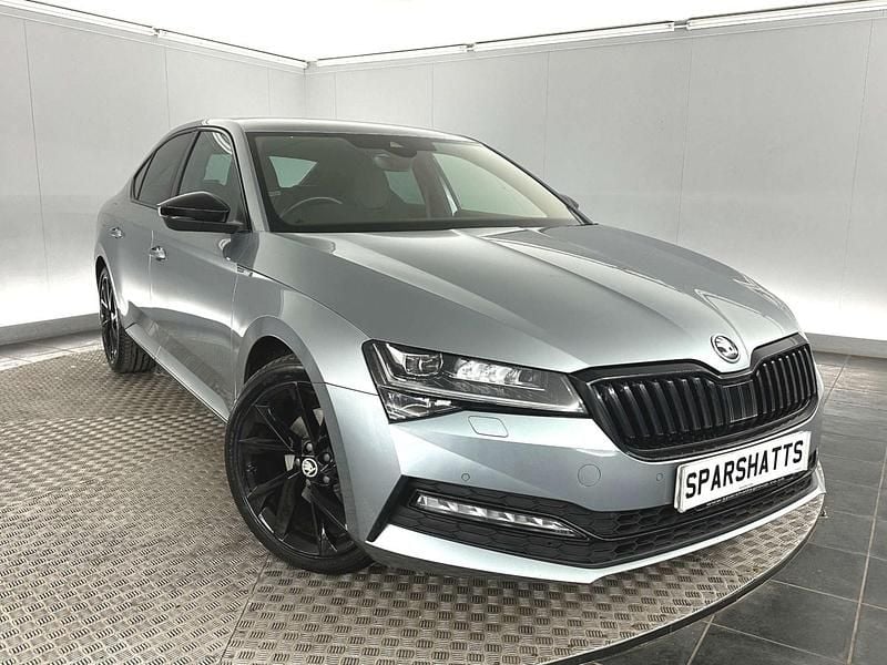 Used Skoda Superb SportlinePlus 150 HP (110 kW) 2020 Grey Hatchback