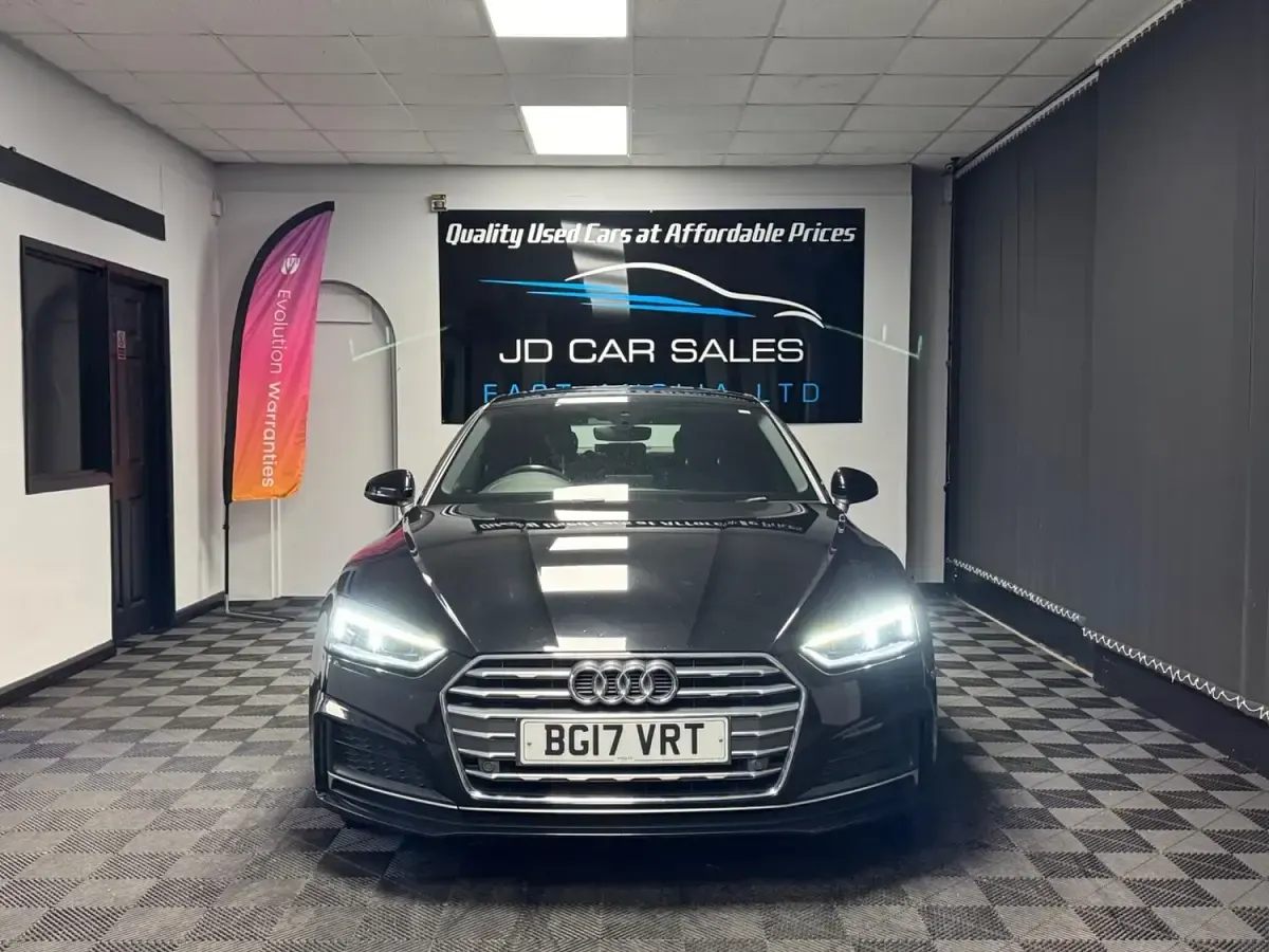 Used Audi A5 Sportback S-Line 190 HP (139 kW) 2017 Black Hatchback