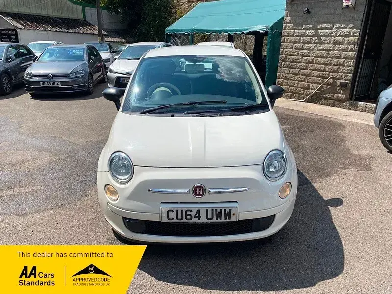 Used Fiat 500 Pop 69 HP (50 kW) 2014 White Hatchback