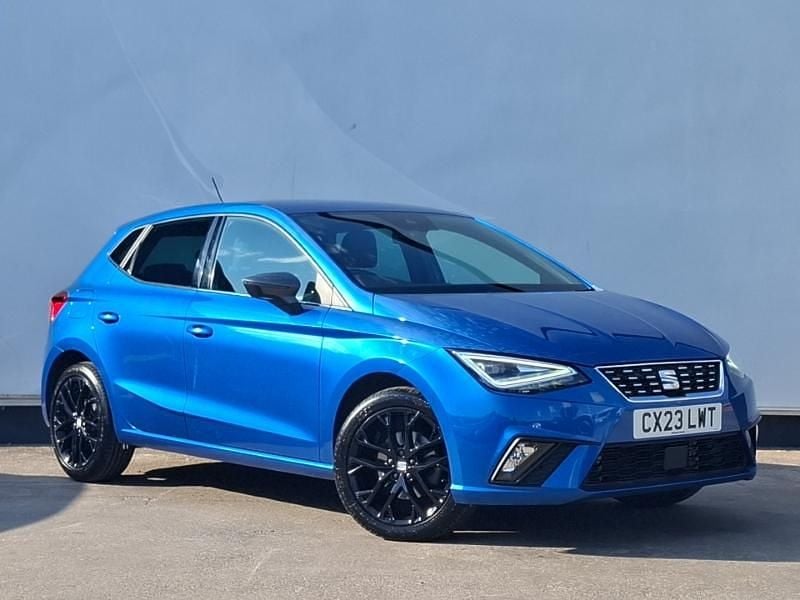 Blue Used 2023 Seat Ibiza XCELLENCE Hatchback | £16,698 (Fair price) - Image 1/4